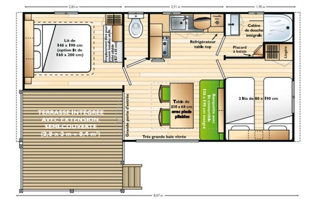 Mobil Home 5Pers Proche Europa Park Dans Camping 3Etoiles Boofzheim Zewnętrze zdjęcie